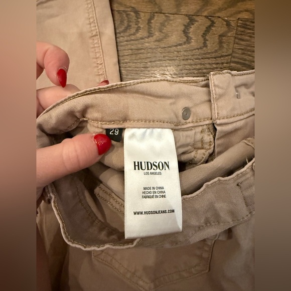 Hudson Slim Fit Jeans Light Brown Size 29 - Picture 7 of 7